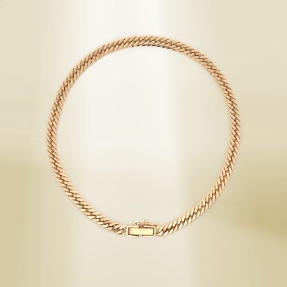 18K Yellow Gold Curb Chain Bracelet - Image 2
