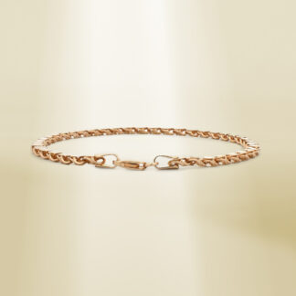 18K Yellow Gold Damascus Chain Bracelet