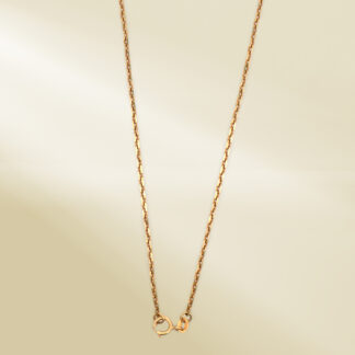 18K Yellow Gold Cable Chain Necklace