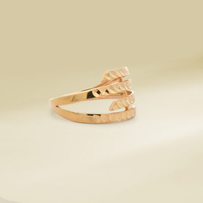 18K Yellow Gold Wrap Design Ladies' Ring - Image 2