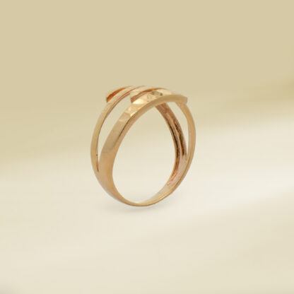 18K Yellow Gold Wrap Design Ladies' Ring - Image 3