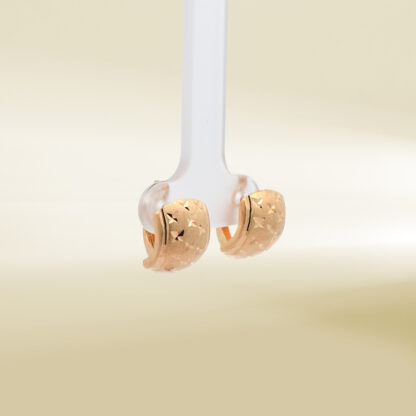 18K Yellow Gold Earrings - Image 4