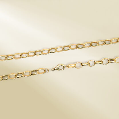 18K Yellow Gold Cable Chain Necklace - Image 3
