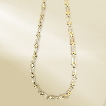 18K Yellow Gold Brand-Inpired Necklace