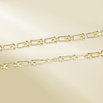 18K Yellow Gold Brand-Inpired Necklace - Image 3