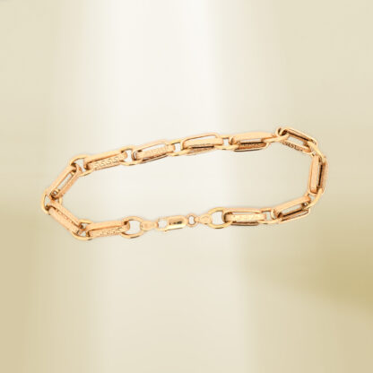18K Yellow Gold Brand-inspired Bracelet - Image 3