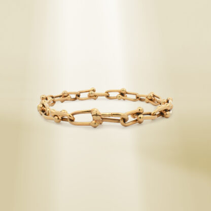 18K Yellow Gold Brand-Inspired Bracelet