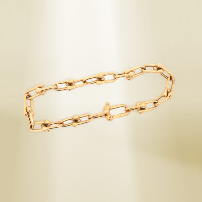 18K Yellow Gold Brand-Inspired Bracelet - Image 3