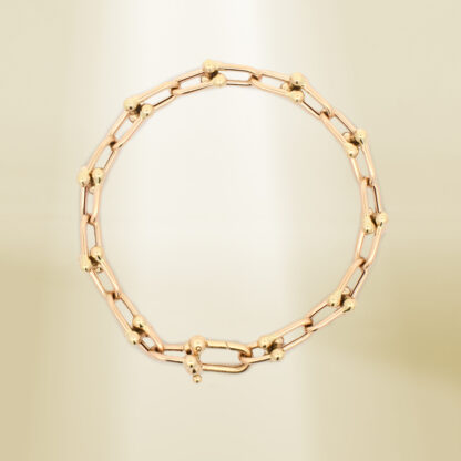 18K Yellow Gold Brand-Inspired Bracelet - Image 2