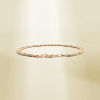 18K Yellow Gold Curb Chain Bracelet