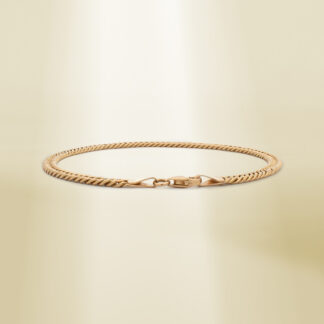 18K Yellow Gold Curb Chain Bracelet