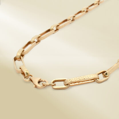 18K Yellow Gold Brand-Inspired Necklace - Image 2