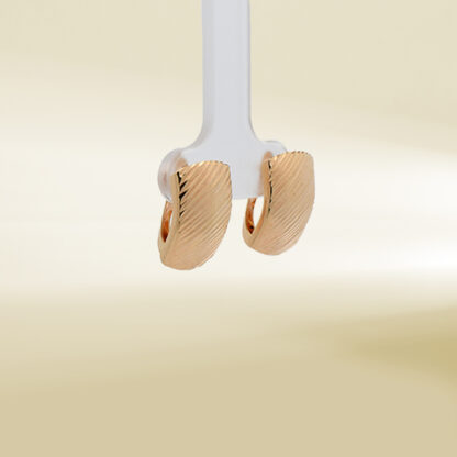 18K Yellow Gold Earrings - Image 4