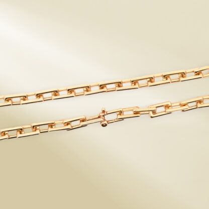18K Yellow Gold Brand-Inspired Necklace - Image 3