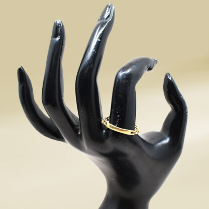 18K Yellow Gold Brand-Inspired Ladies' Ring - Image 4