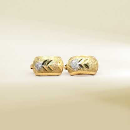 18K Two-Tone Earrings