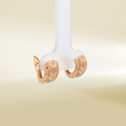18K Two-Tone Earrings - Image 4