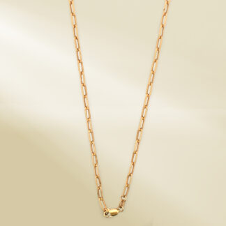 18K Yellow Gold Brand-Inspired Necklace