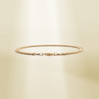 18K Yellow Gold Curb Chain Bracelet