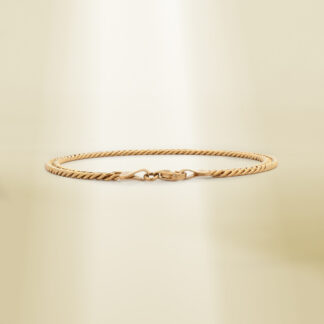 18K Yellow Gold Curb Chain Bracelet
